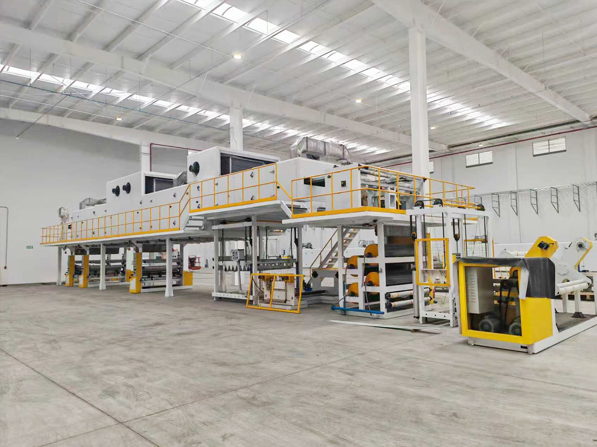 PVC/PU-läderproduktionslinje